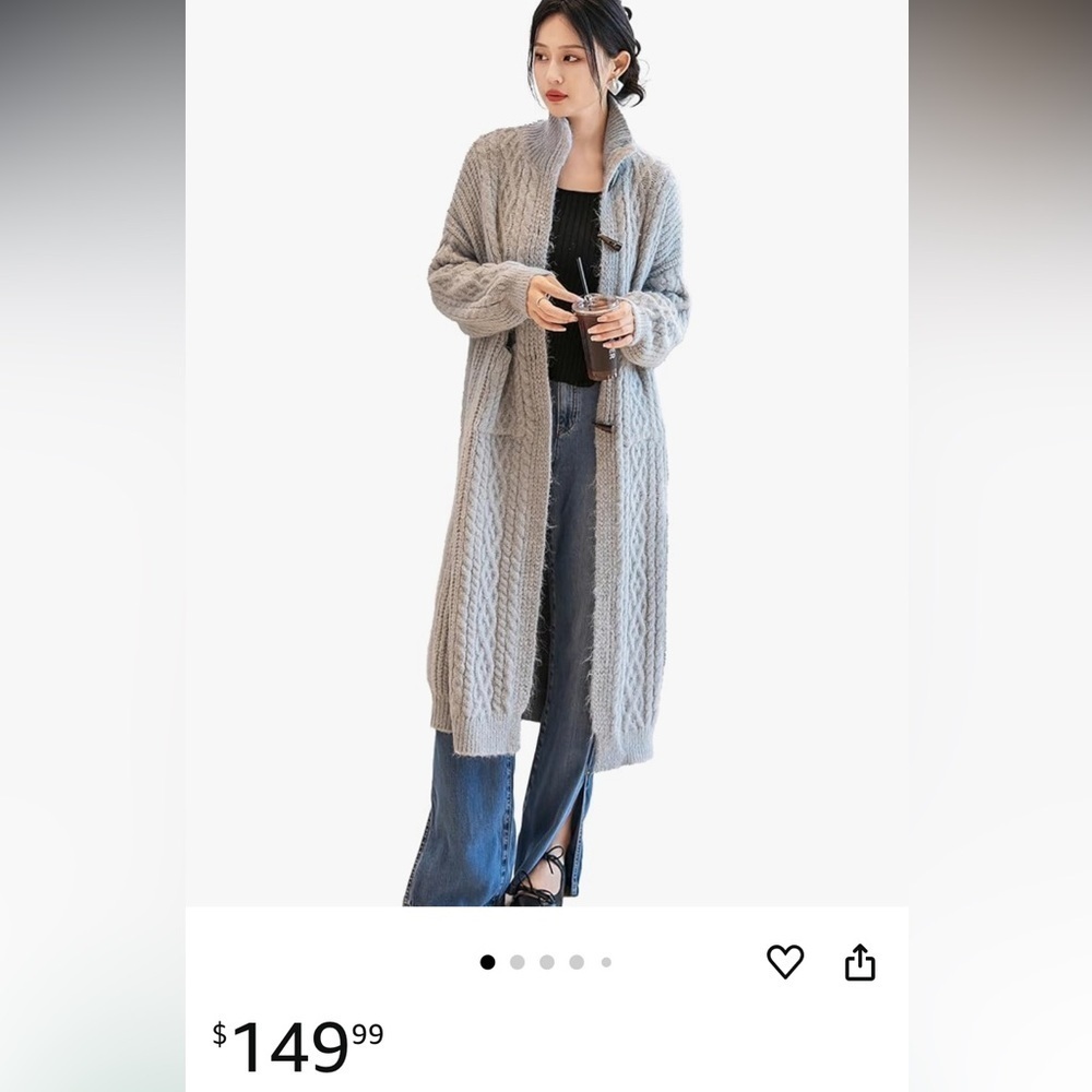 Cardigans for Women 2024 Button Down Sweaters Winter Coats with Pockets